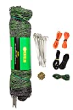 Powerfields P-89-G Electric 40" Poultry / Goat Fence-Netting, 40-Inches Tall x 165-Feet Long Netting, 15 Line Post, 19 Stakes, 2 Tie Down Cords, Repair Kit, Black/White Netting