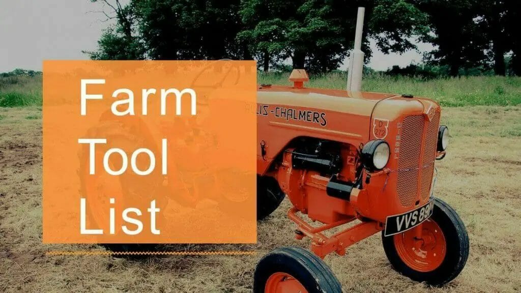 Farm Tool Lists