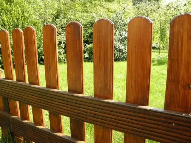 garden wood fence